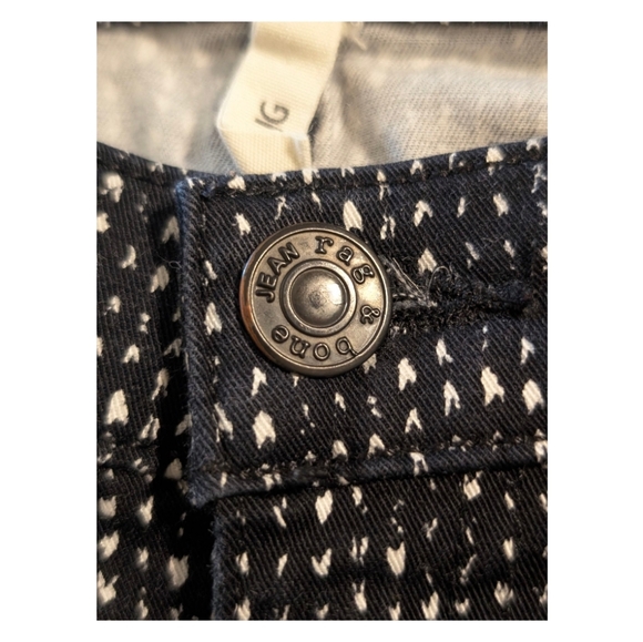 Rag & Bone Beachwood Legging Jeans Speckled Navy White Sz 24 - Picture 4 of 11